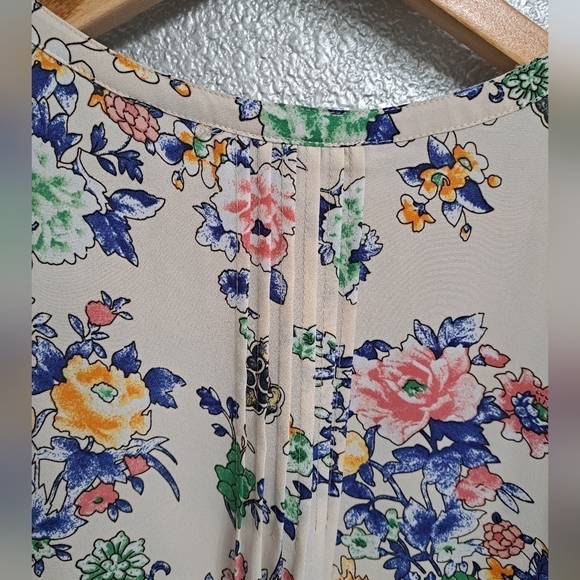 Daniel Rainn Cirion Floral Detail Button Blouse  Size XXL - Picture 3 of 7